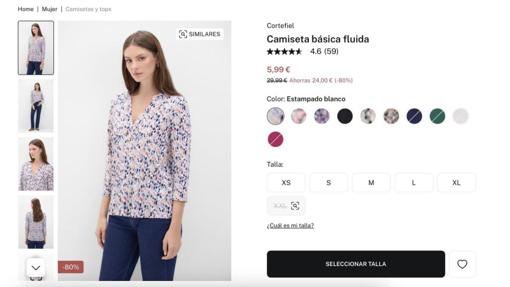 Camisa básica. Ref. Ref. 6329698
