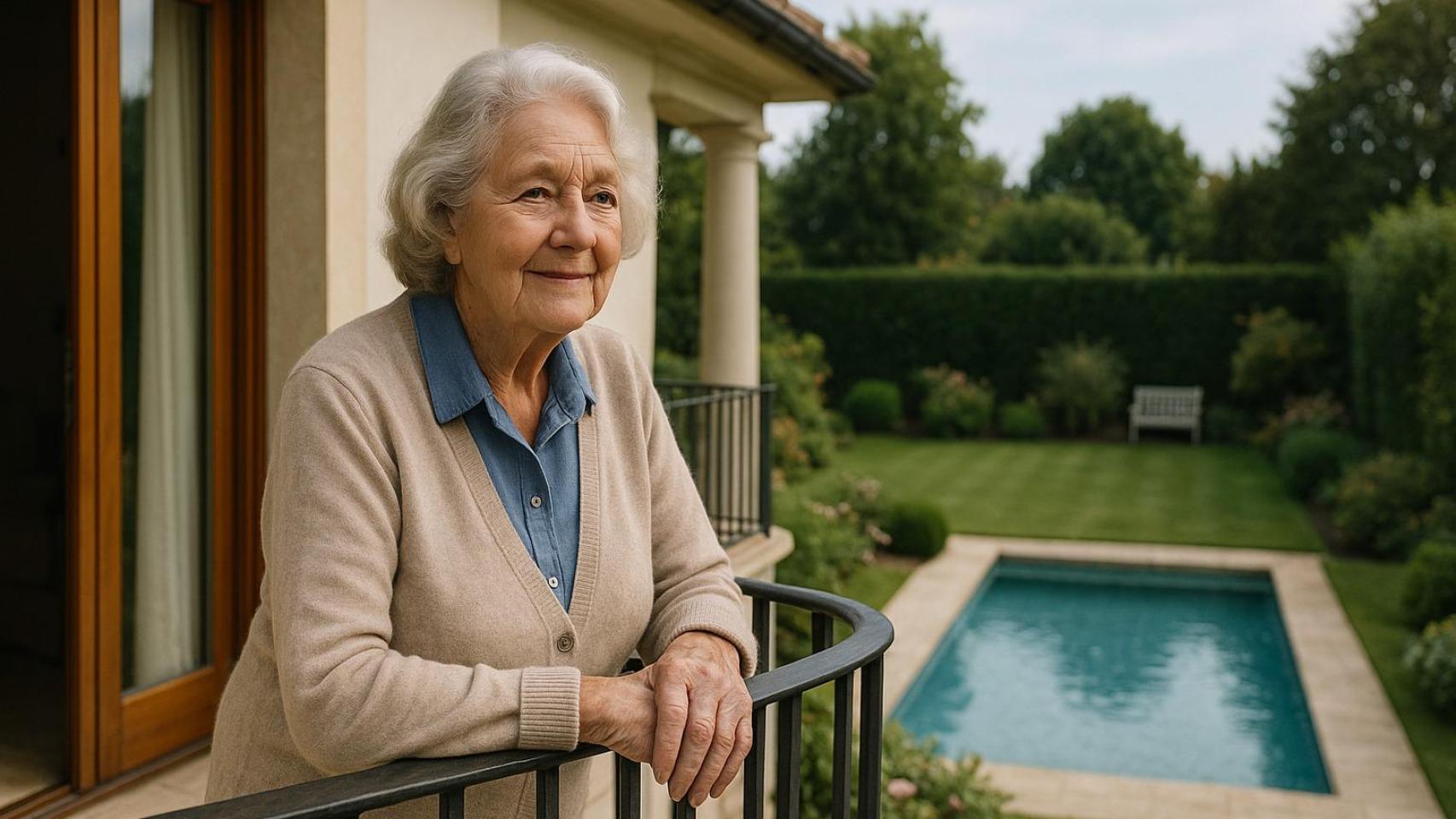 Imagen de una anciana.