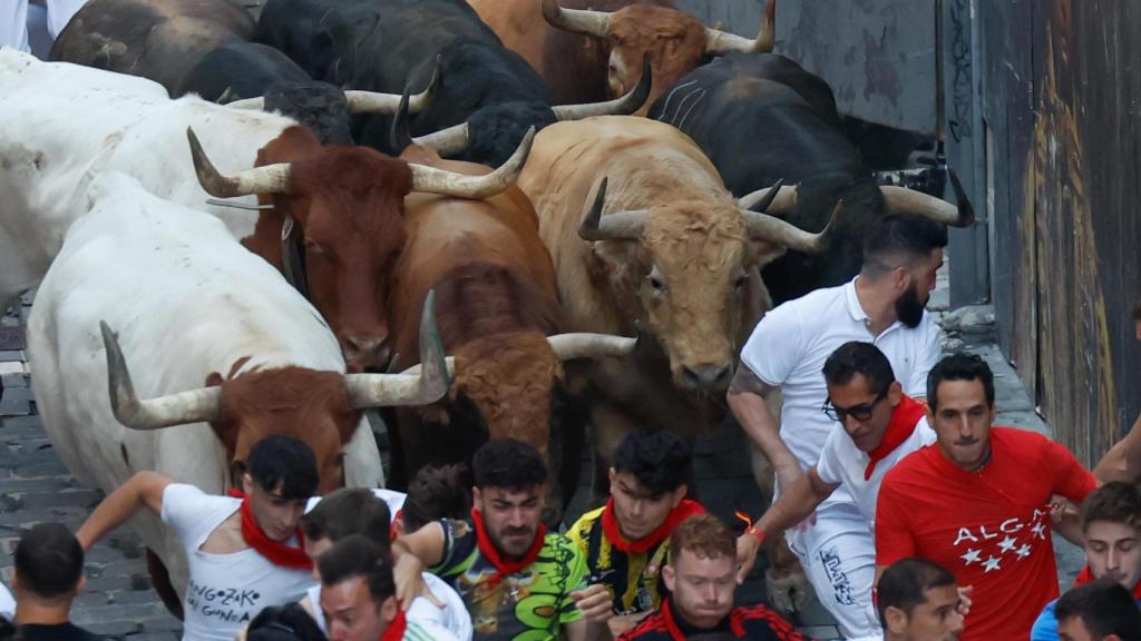 Quinto encierro de Sanfermines.