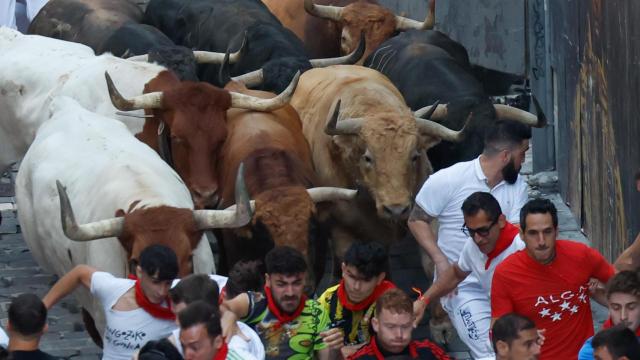 Quinto encierro de Sanfermines.