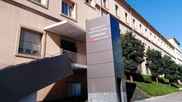 Fachada de la residencia Elviña Bao.