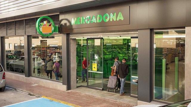 Fachada de Mercadona.
