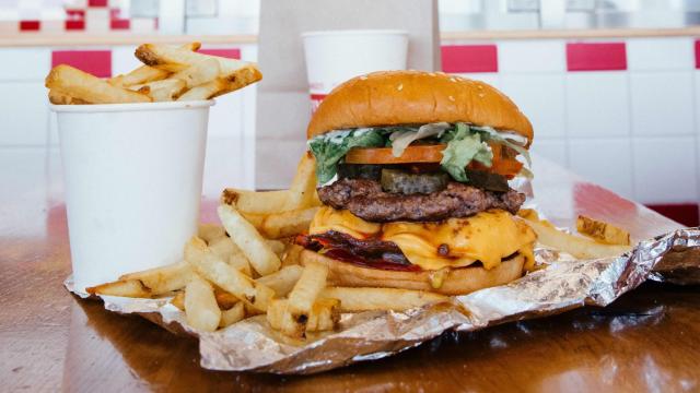 Las hamburguesas de Five Guys.