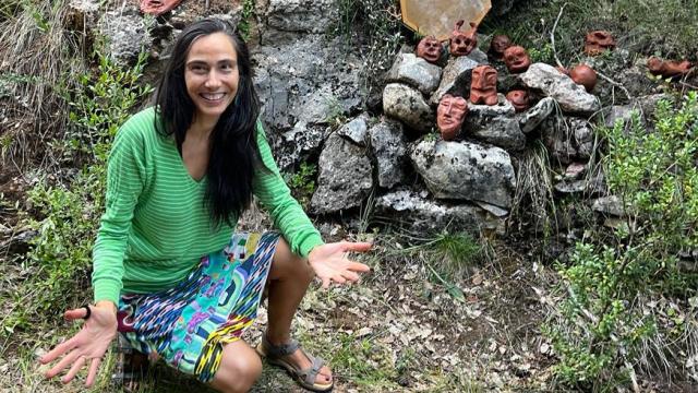 La instructora de biodanza y practicante de chamanismo, Rosabel Lacoma.