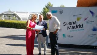 El delegado de Urbanismo en el Ayuntamiento de Madrid, Borja Carabante, presenta el concurso de ideas 'Sueña Madrid'.