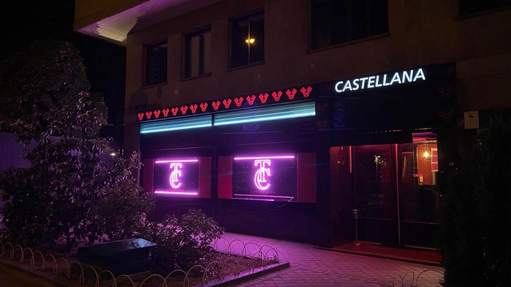 Local de Castellana 180, esta semana.