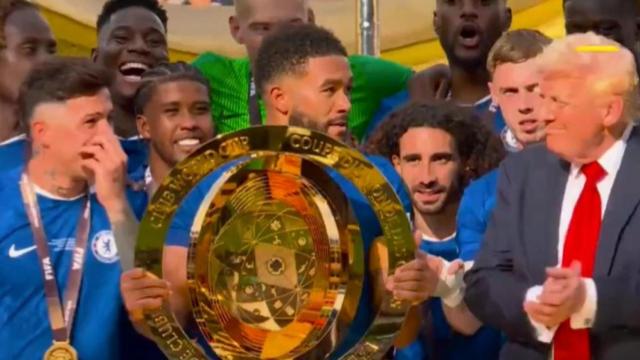 El insólito momento que protagonizó Donald Trump en el Mundial de Clubes