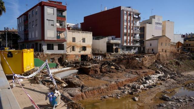 Imagen de archivo de los estragos causados por la dana en el barranco del Poyo. Eduardo Manzana / Europa Press