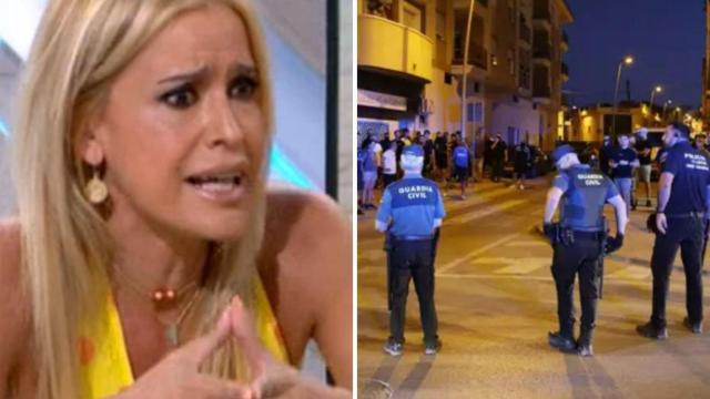 Afra Blanco hablando sobre los disturbios en Murcia.
