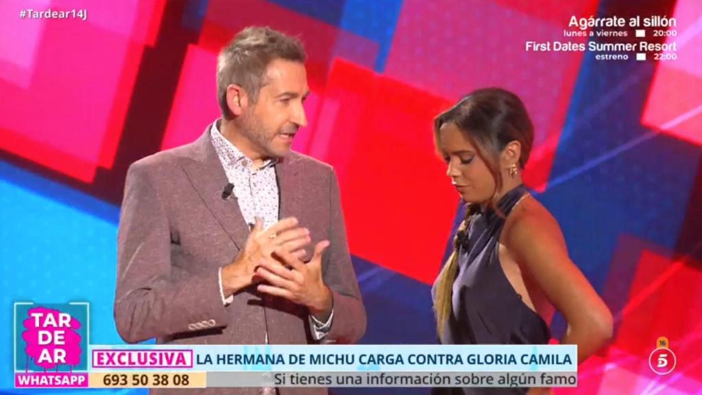 Frank Blanco y Gloria Camila en 'Tardear'.
