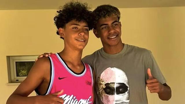 Cristiano Ronaldo Jr. y Lamine Yamal