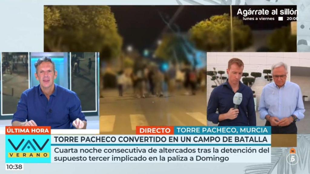 Joaquín Prat, Toño García y Pedro Ángel Roca en 'Vamos a ver'.