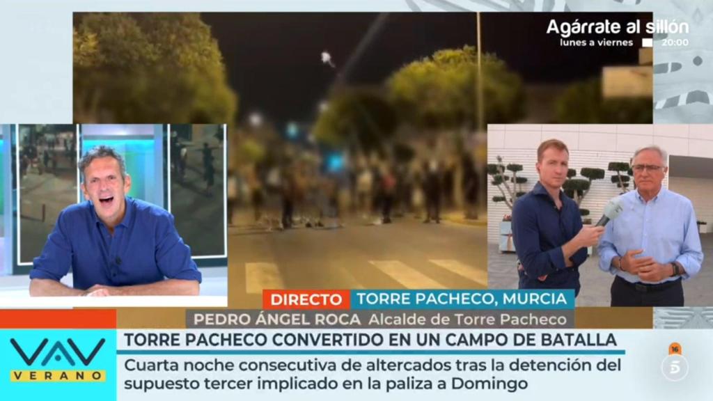 Joaquín Prat, Toño García y Pedro Ángel Roca en 'Vamos a ver'.