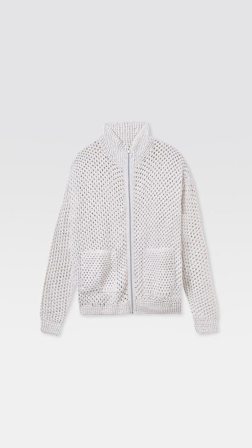 Gimaguas chaqueta de punto blanco.
