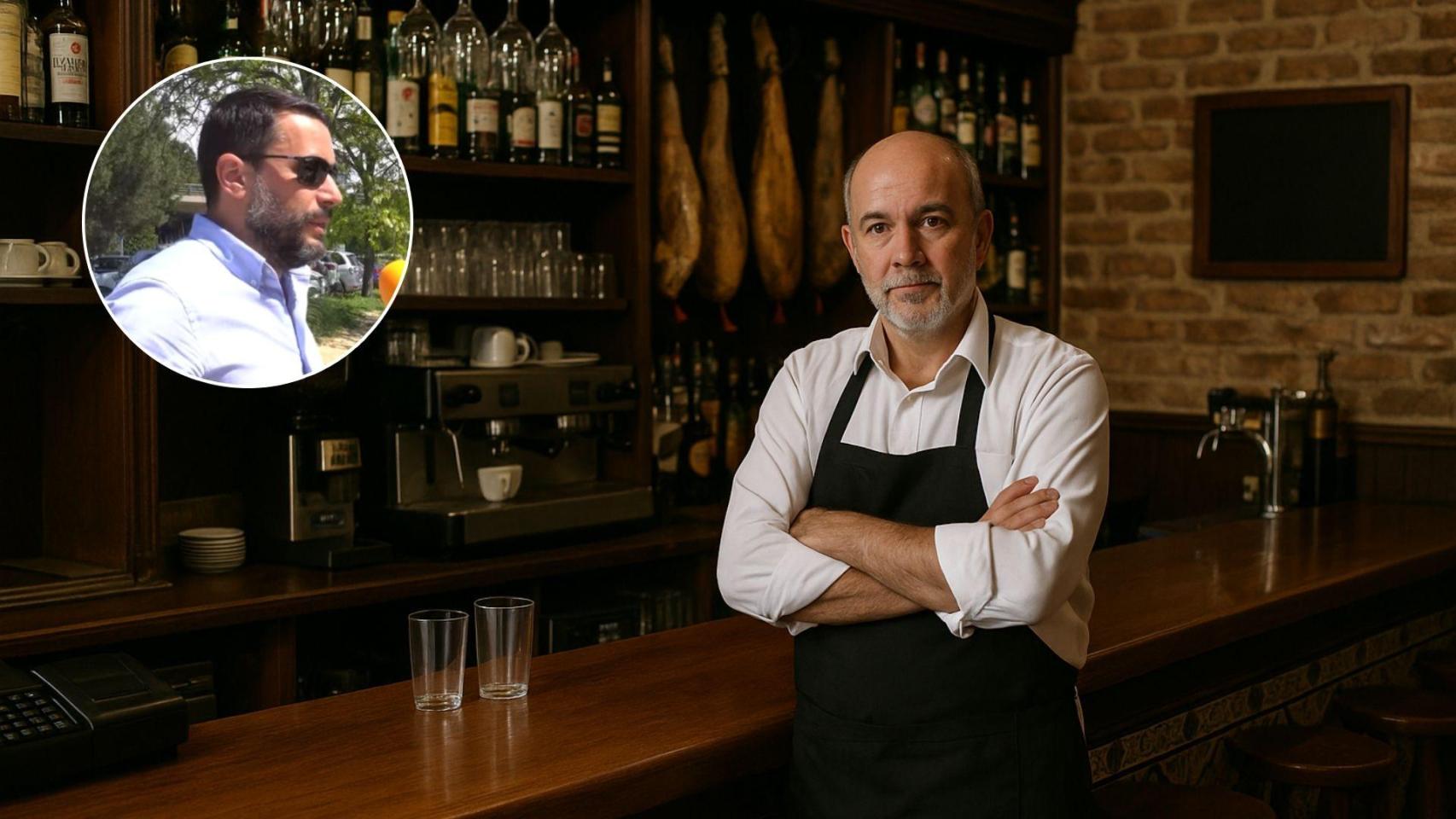 Imagen del empresario de hostelería y un bar.