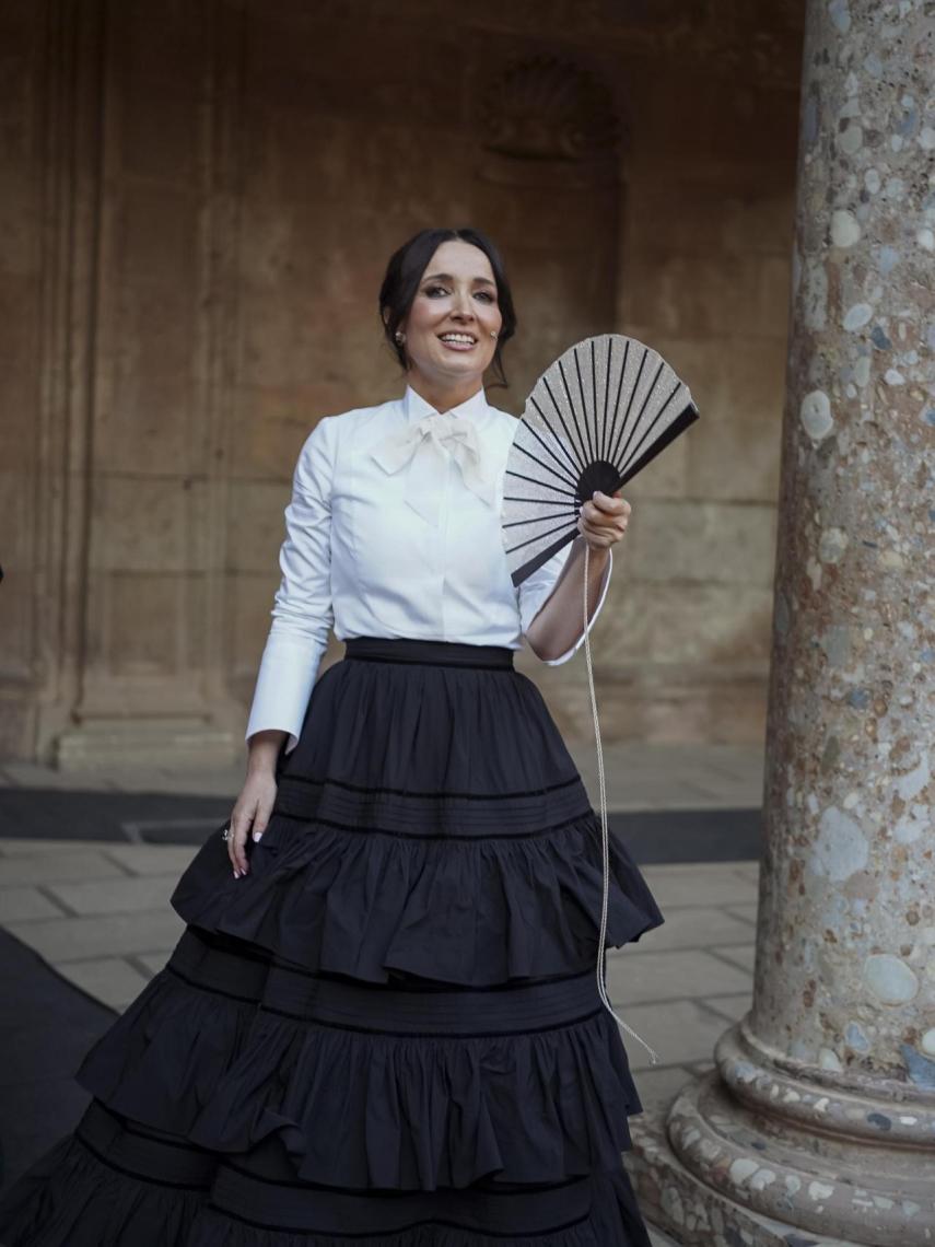Detalle del look elegido por Cruz Sánchez de Lara.