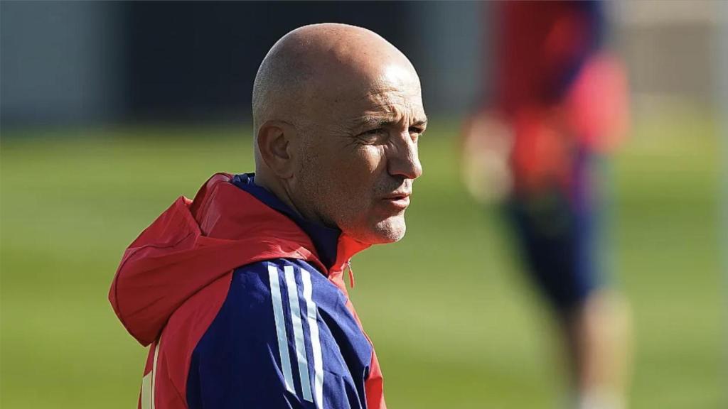 David Gordo, en una concentración en Las Rozas