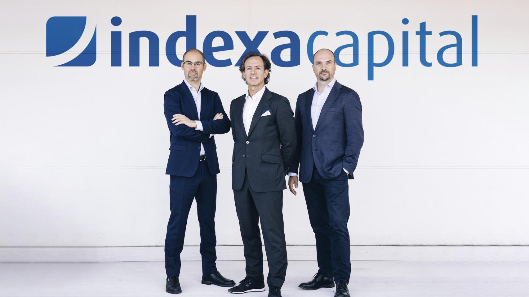 Los fundadores de Indexa Capital: Unai Ansejo, Ramón Blanco y François Derbaix.