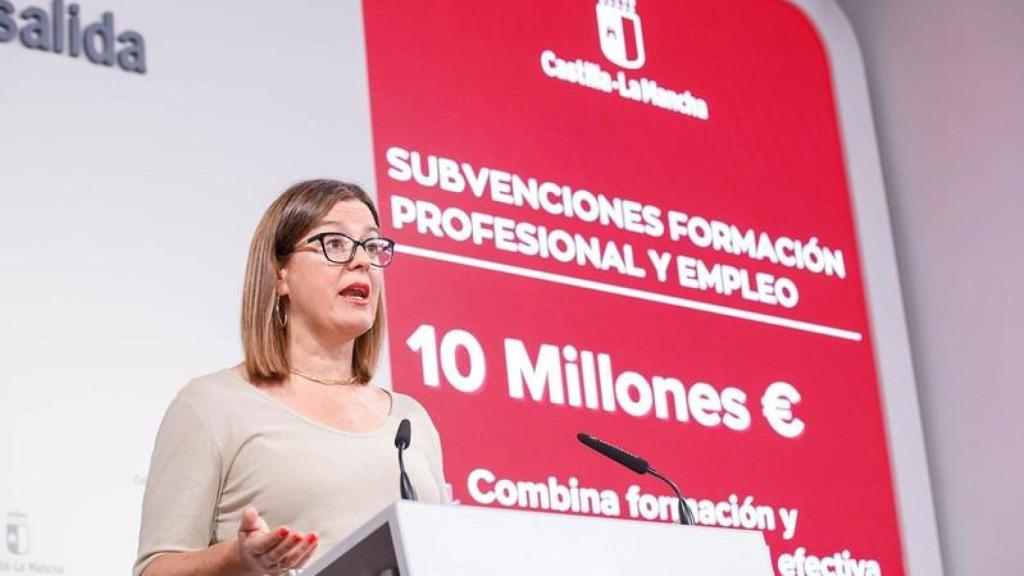 Esther Padilla en rueda de prensa