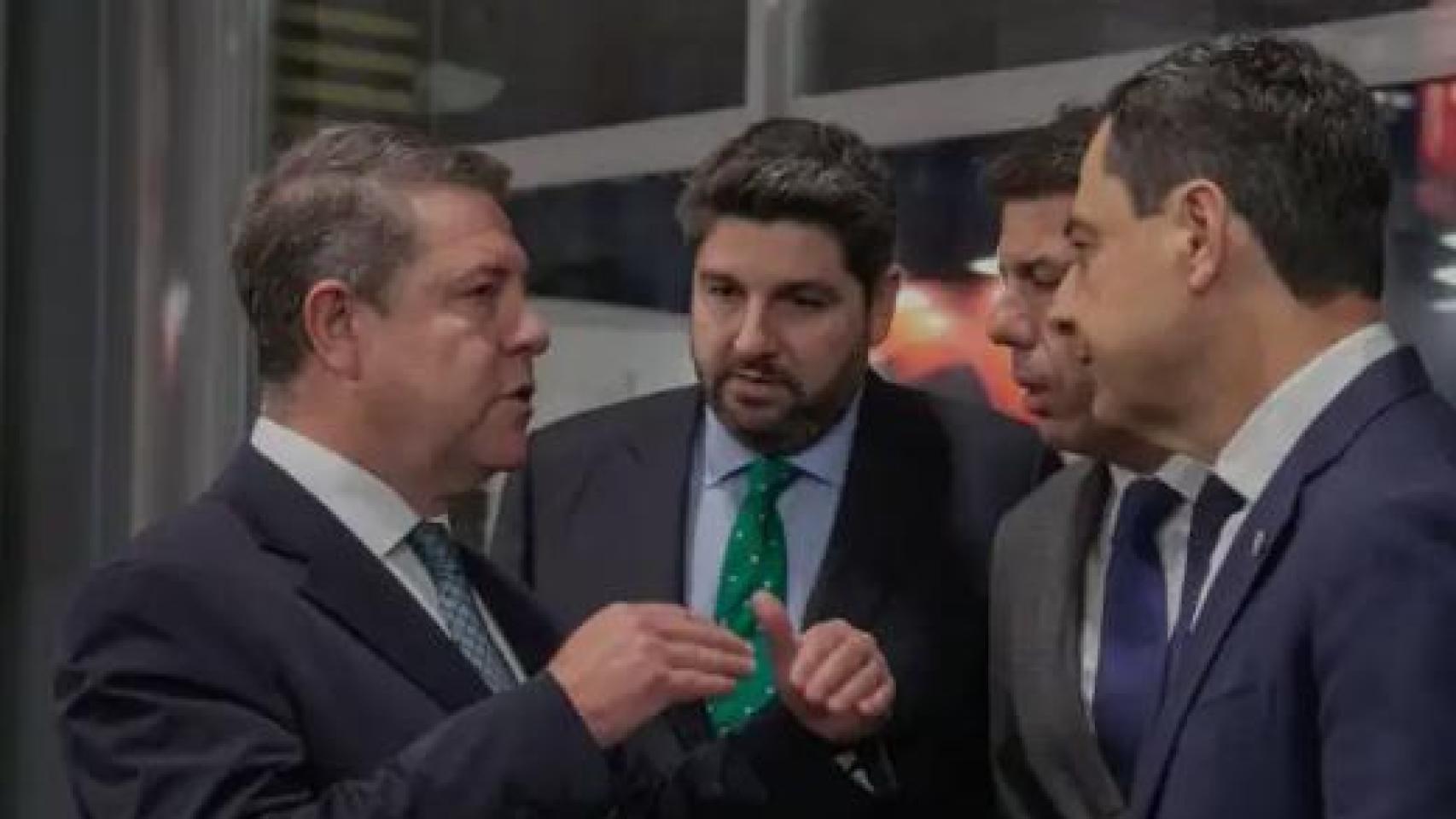 Page y Moreno comparten su rechazo a la financiación singular de Cataluña, pero no pactan una estrategia común