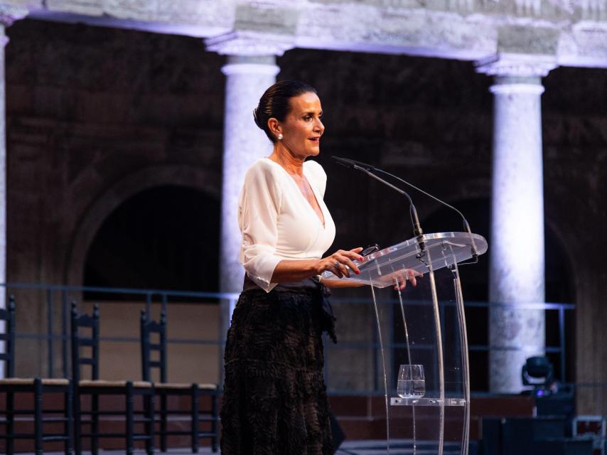Carmen Salamero, directora de RRHH de Loewe Perfumes y de LVMH Beauty Iberia, durante su intervención.
