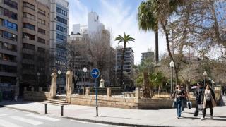 La Plaza Calvo Sotelo de Alicante.