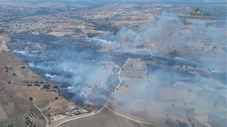 Imagen del incendio de Méntrida (Toledo).
