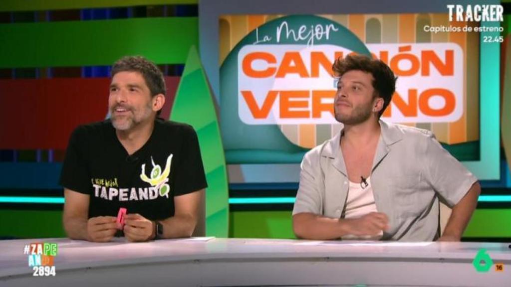 Blas Cantó y Nacho García en 'Zapeando'.