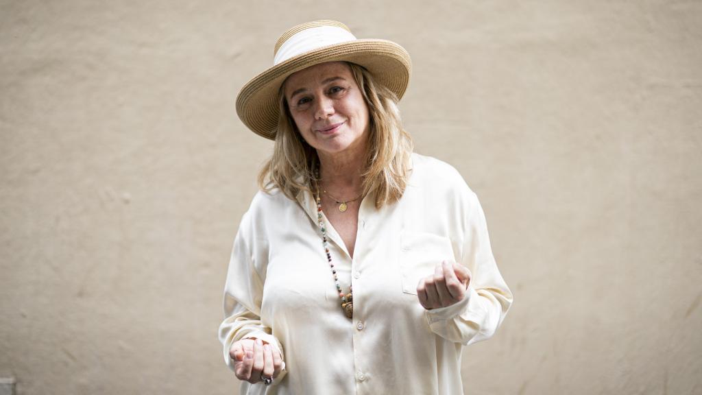 Emma Suárez, durante la entrevista con EL ESPAÑOL.