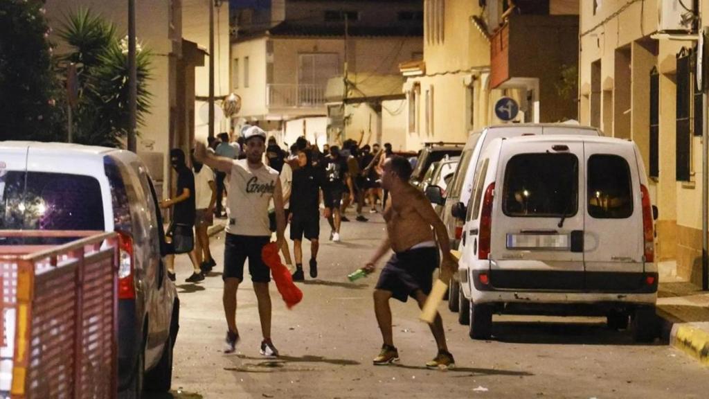 Incidentes violentos en Torre Pacheco, el pasado 13 de julio.