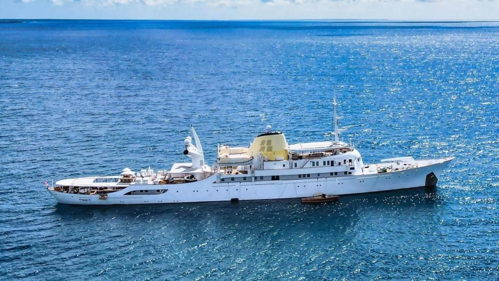 El yate propiedad del Onassis.