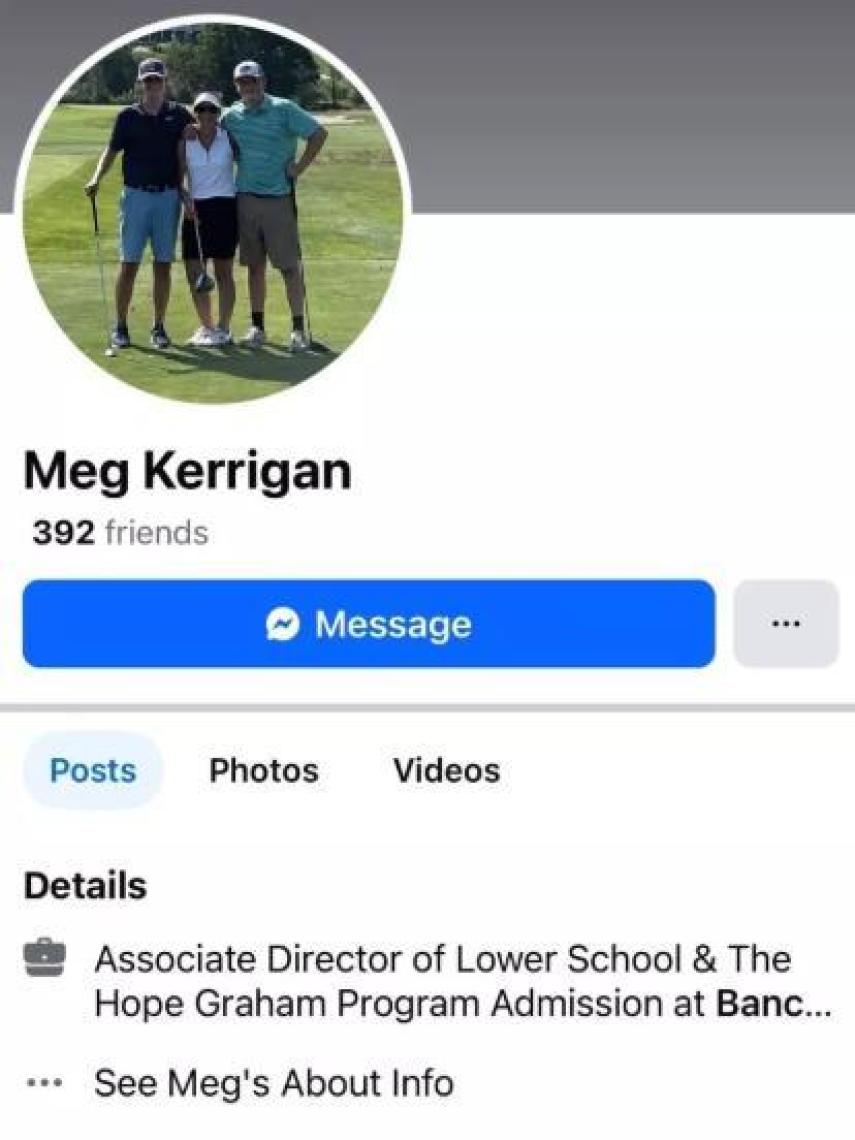 Megan Kerrigan Byron eliminó sus perfiles de redes sociales después de las imágenes de su esposo con su amante en un concierto de Coldplay.