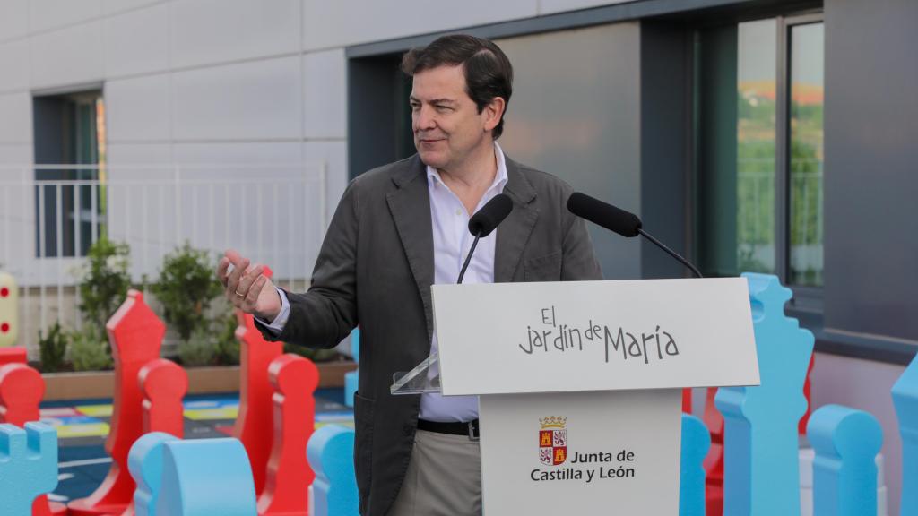 El presidente de la Junta de Castilla y León, Alfonso Fernández Mañueco