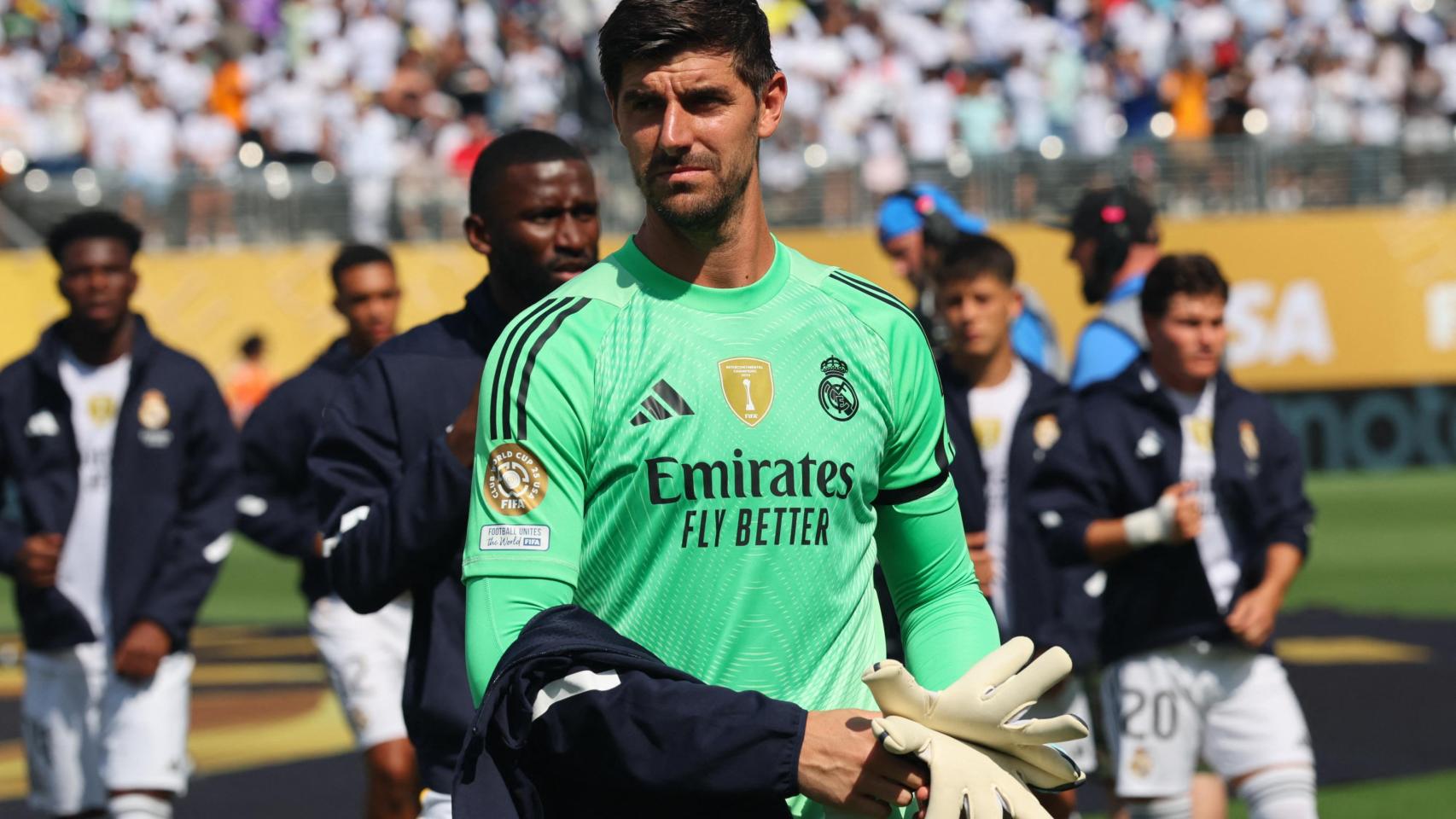 Courtois, con el Real Madrid en el Mundial de Clubes