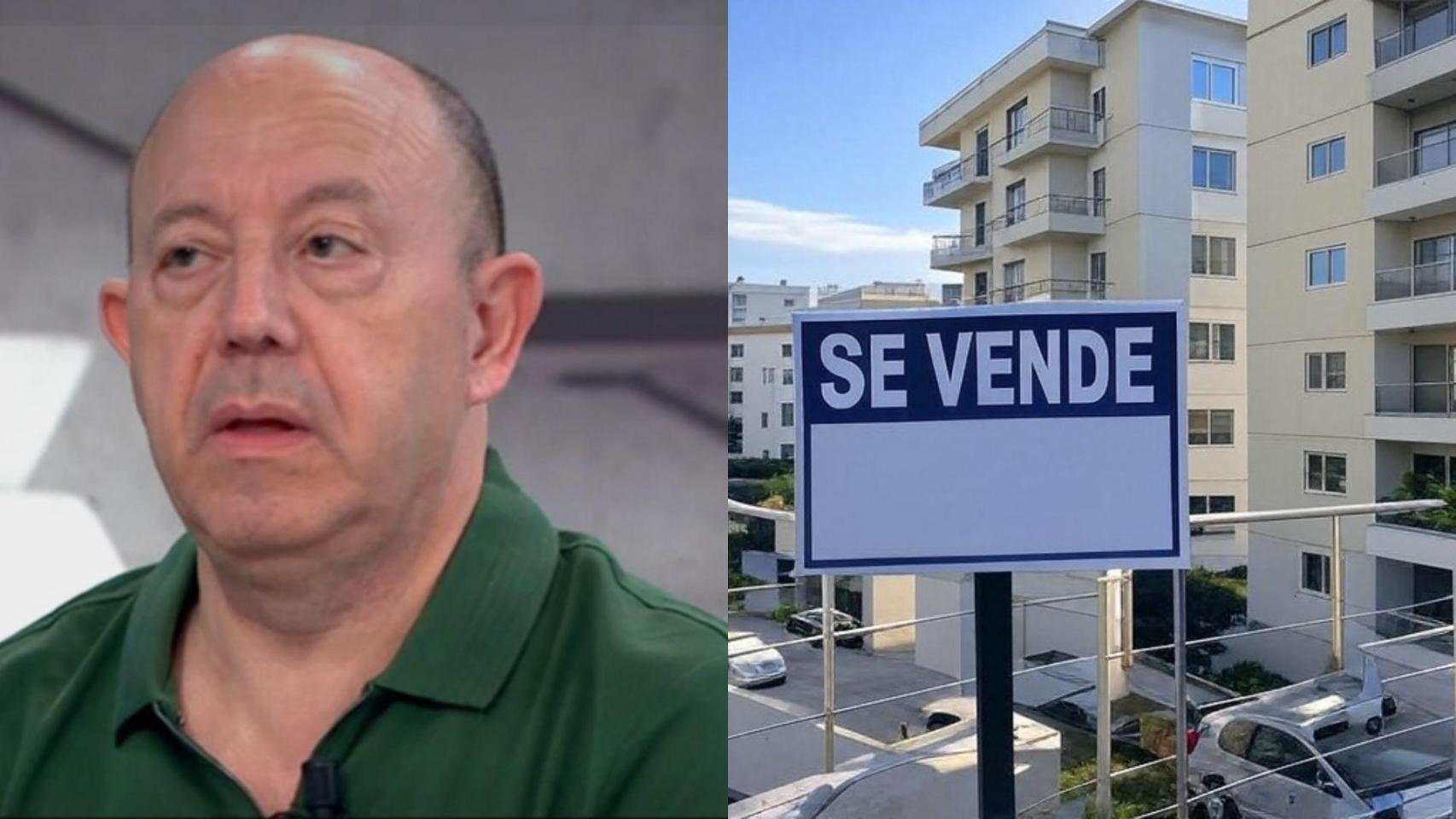 Imagen de Gonzalo Bernardos y un piso en venta.