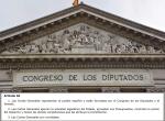 El Congreso seguirá siendo "de los Diputados" en la fachada y en la Constitución: sólo cambia de nombre en el Reglamento