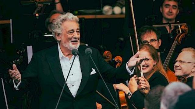 Plácido Domingo en un concierto en Bremen, Alemania. Foto: Open Comunication.