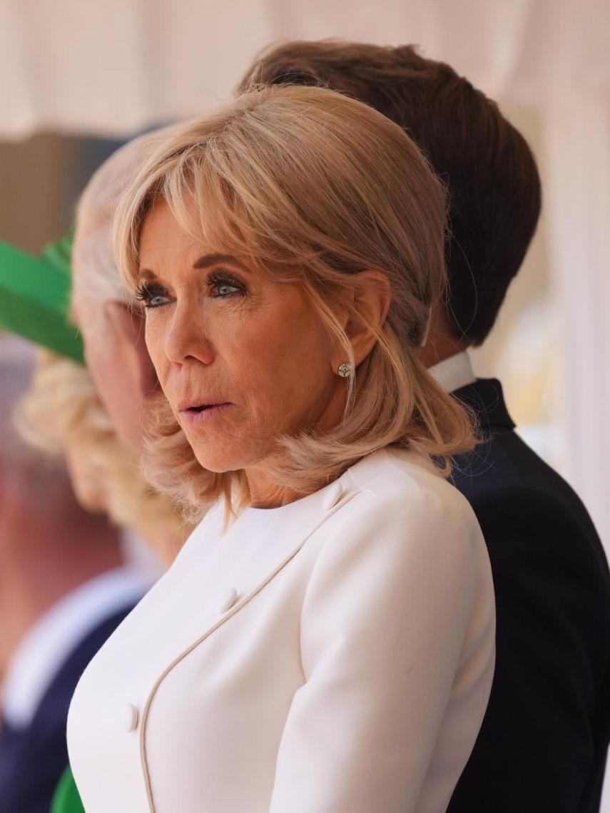 Brigitte Macron en un acto público.