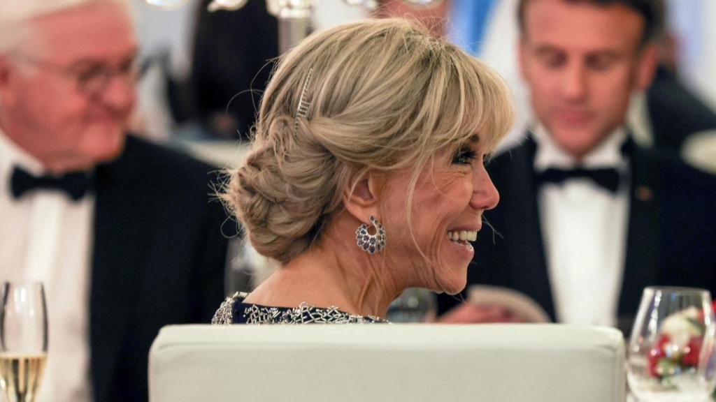 Brigitte Macron en un acto público.