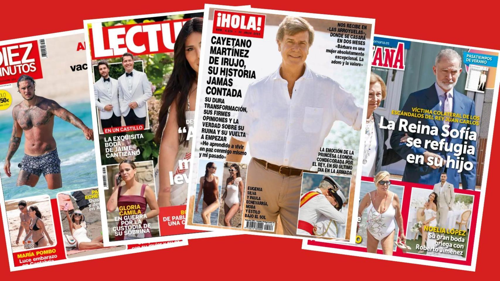 Portadas de revistas.