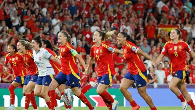 La Selección Española Femenina de Fútbol durante la Eurocopa 2025.