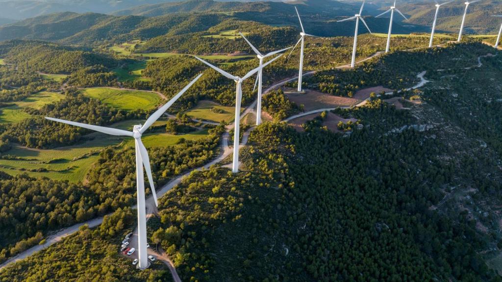 Aerogeneradores en España.