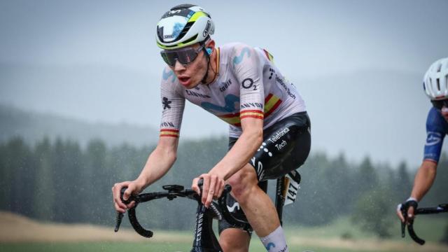 Iván Romeo, en el Tour
