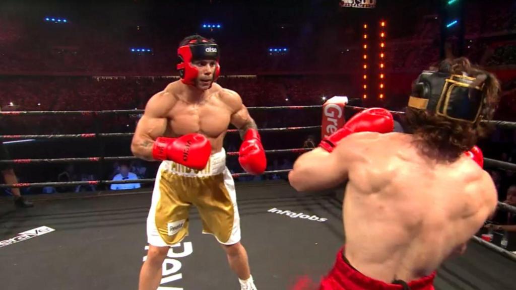Andoni y Belcast en el ring.