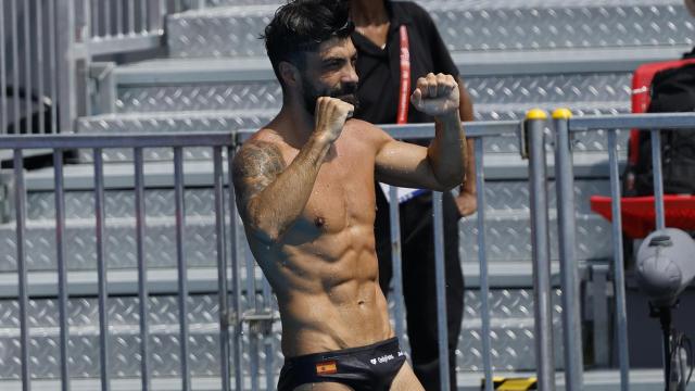 Carlos Gimeno durante la prueba.