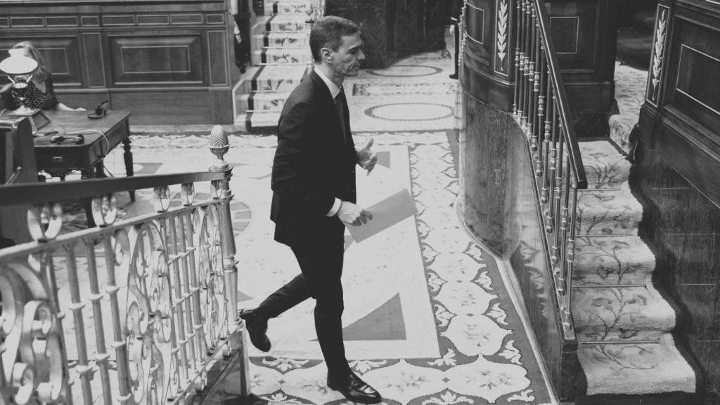Pedro Sánchez, el 9 de julio en el Congreso.