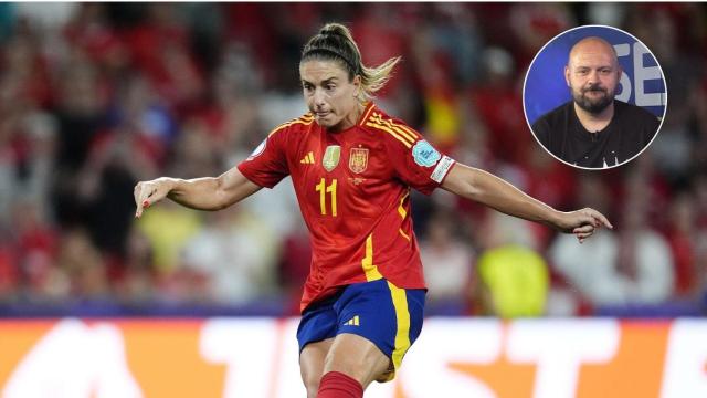 Alexia Putellas y Miguel Talavera.