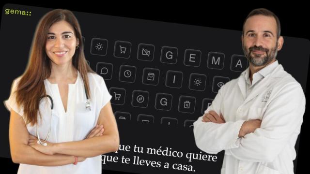 La nefróloga María Martínez Villaescusa y el dermatólogo Ángel Aguado-García.