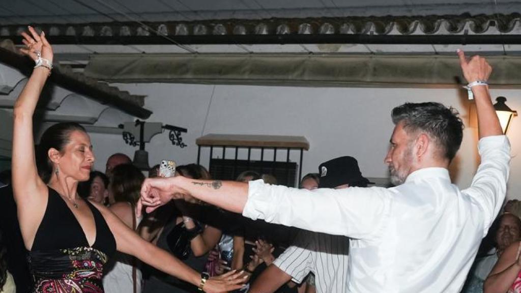 Juan Carlos Tabero en su fiesta previa a la casa, celebrada el pasado sábado 26 de julio.