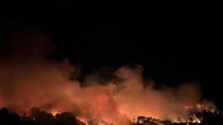 El incendio en el Barranco de las Cinco Villas, Ávila.